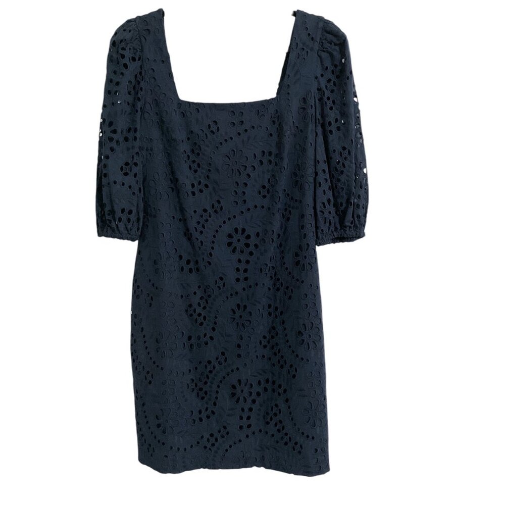 Eliza J Midnight Blue Lace Mini Dress - Picture 3 of 13